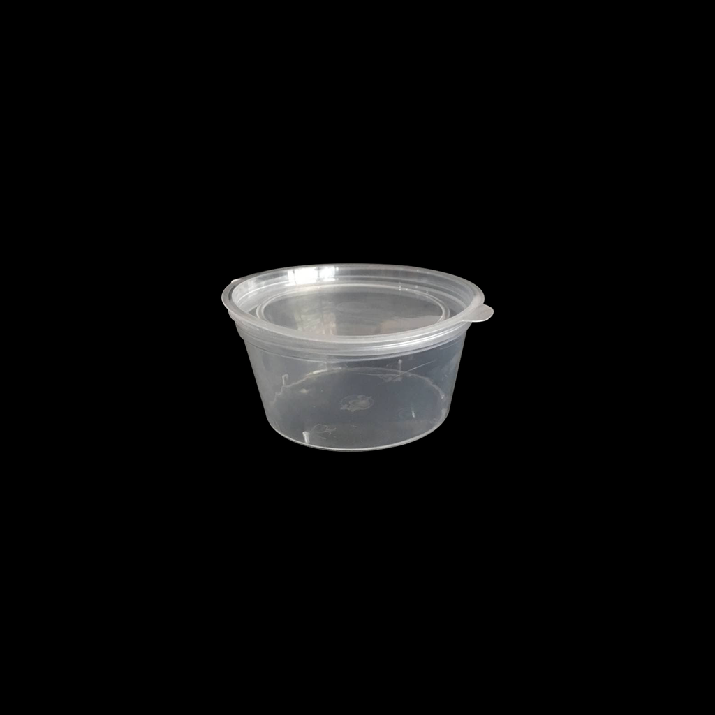 Hinged Sauce Cup 2oz | 100 Pieces