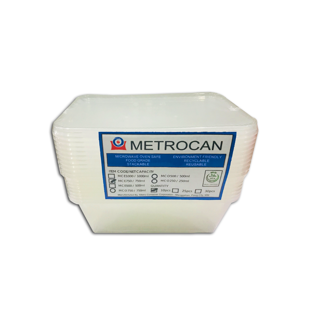 Metrocan Microwavable RE-750 | 10pcs