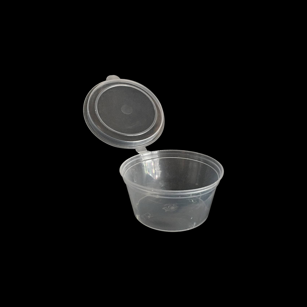 Donewell Hinged Sauce Cup 1oz | 50 Pieces