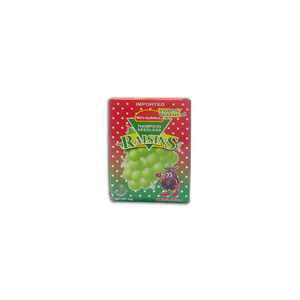 Wrinkles Thompson Seedless Raisins (30g)