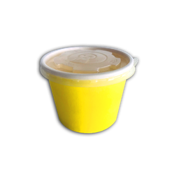 Paper Bowl w/ Plastic Lid 390cc (Yellow) | 50 Pieces