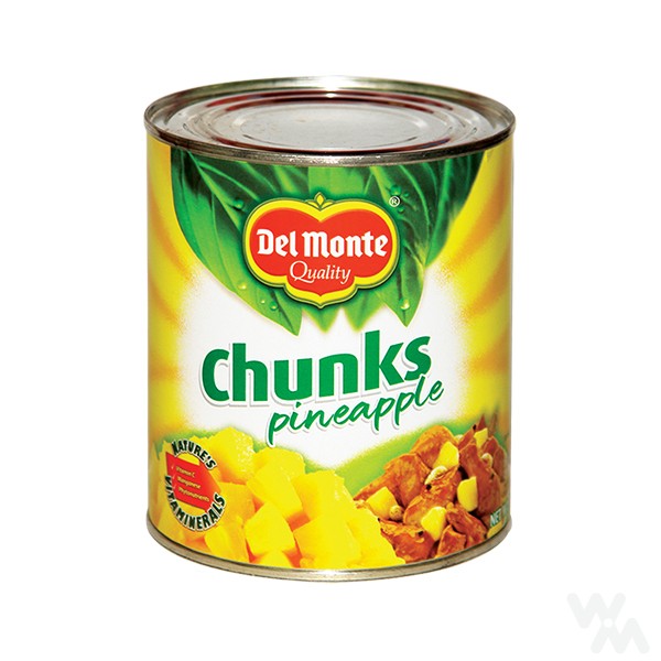 Del Monte Pineapple Chunks 822g. Dan & Liz Online Store